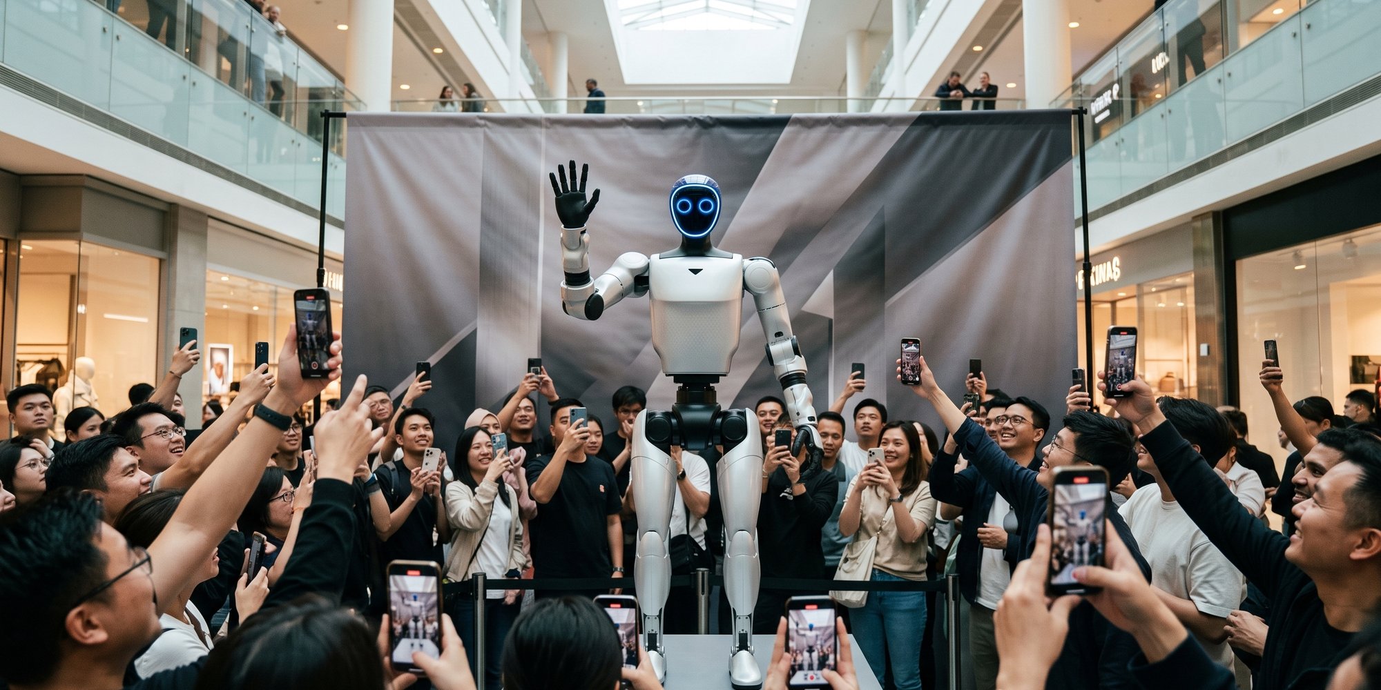 Humanoidní robot v marketingu: nový typ zážitku