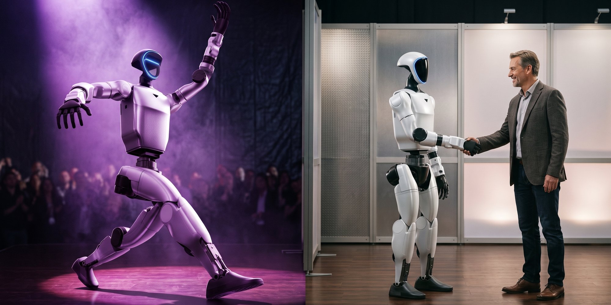 Robotická show vs pronájem humanoidního robota