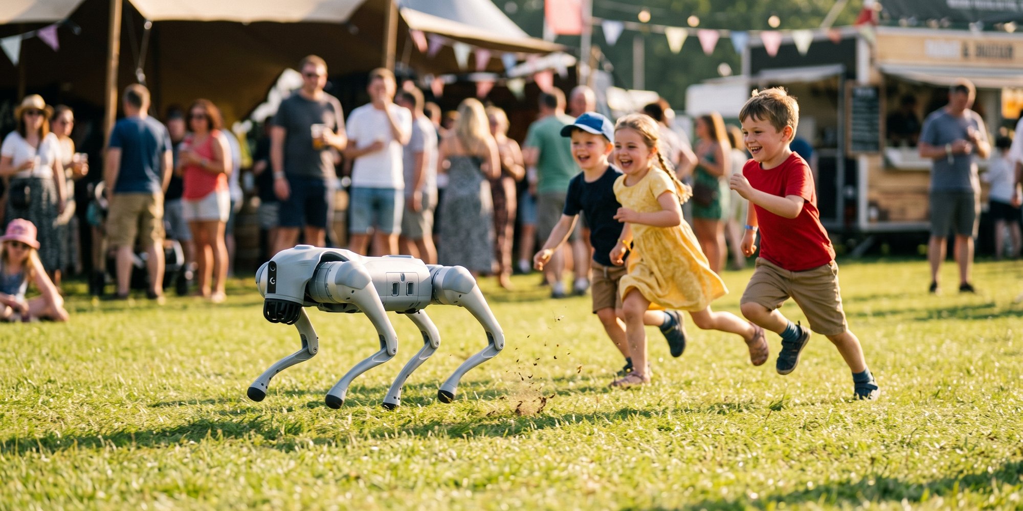 A robot dog at an event: 8 ideas where it beats a humanoid